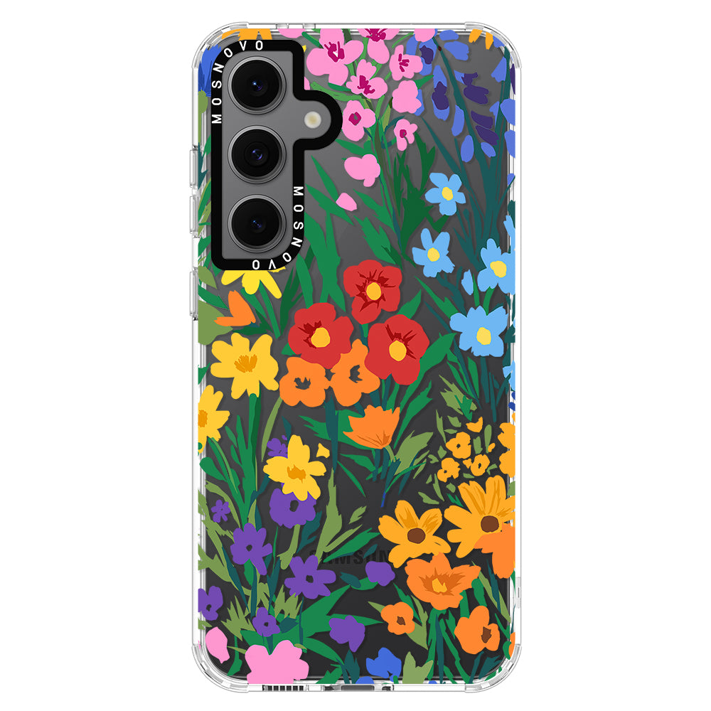 Spring Botanical Flower Floral Phone Case - Samsung Galaxy S24 FE Case - MOSNOVO