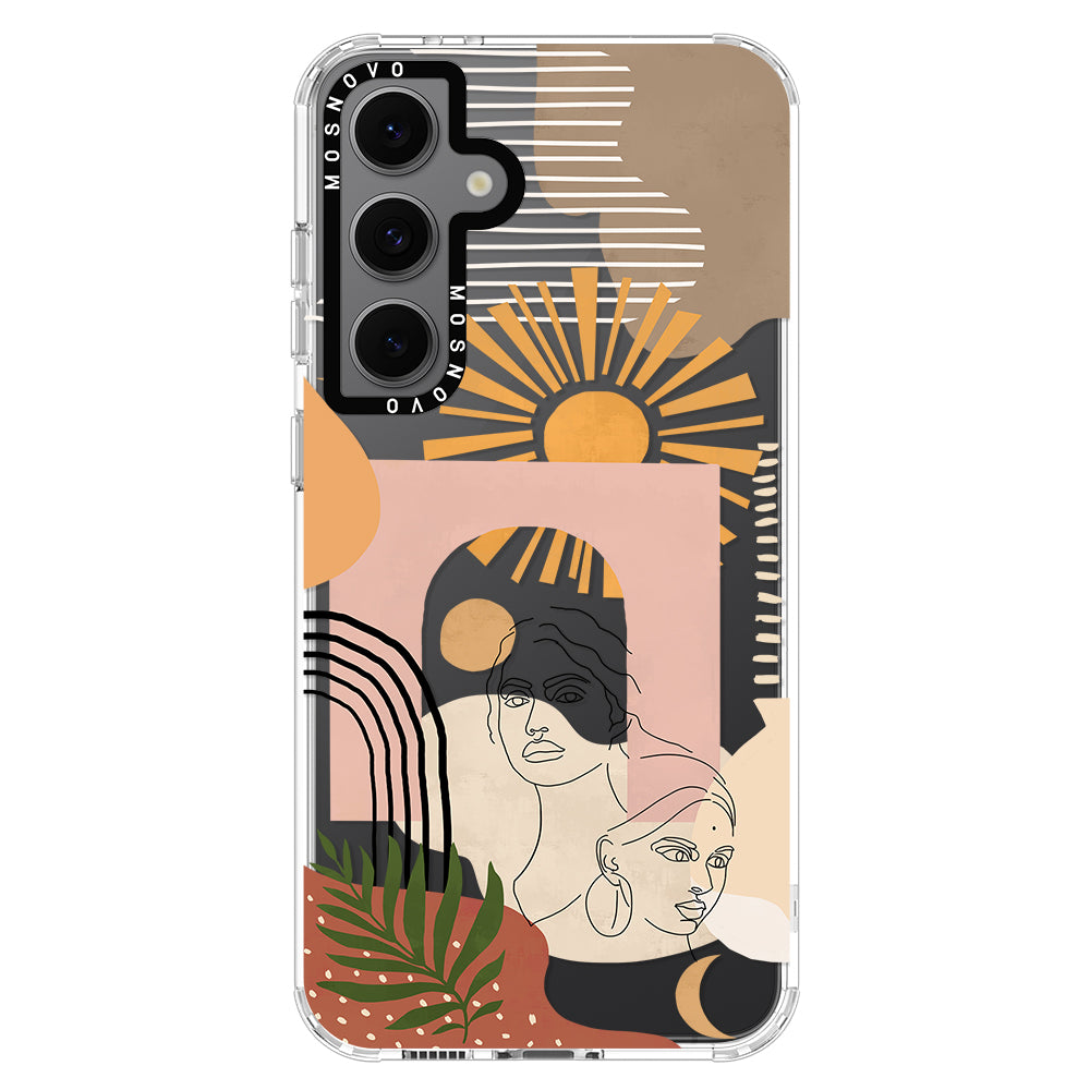 Modern Collage Art Phone Case - Samsung Galaxy S24 FE Case - MOSNOVO