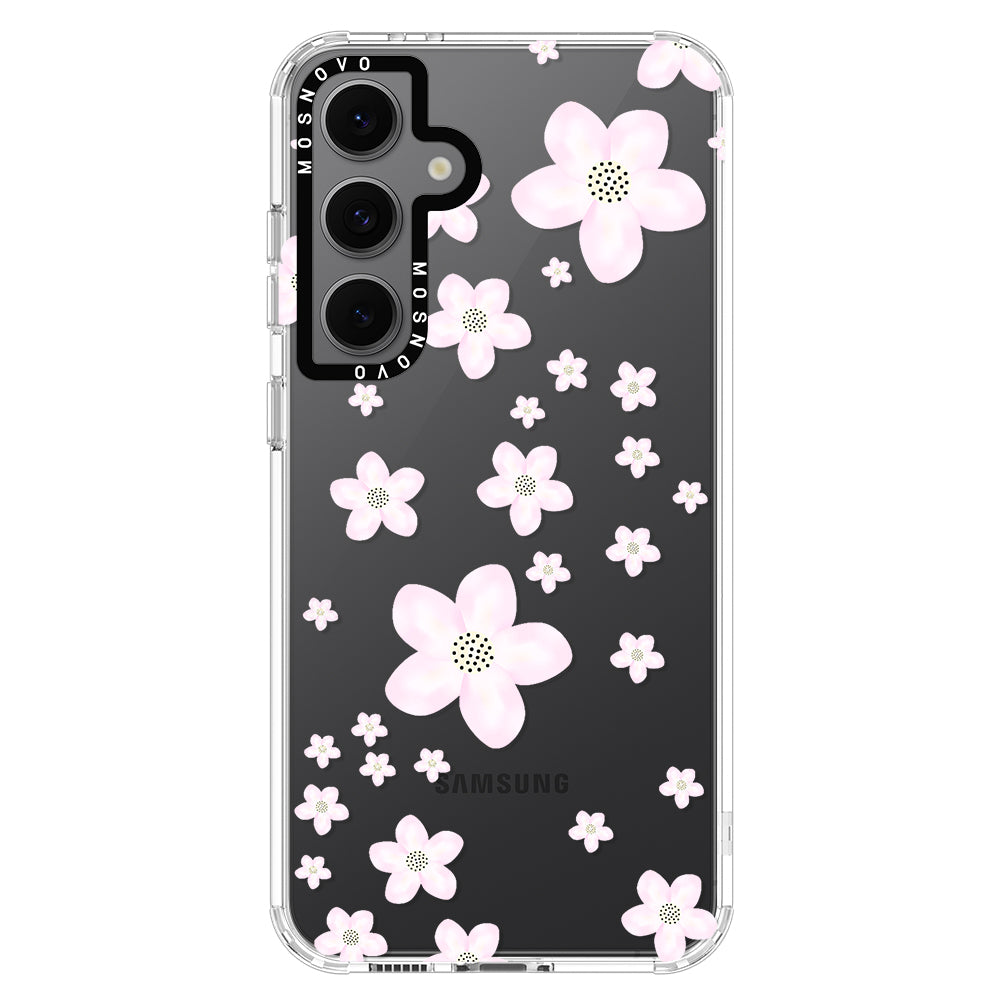 Pink Cherry Blossom Phone Case - Samsung Galaxy S24 FE Case - MOSNOVO