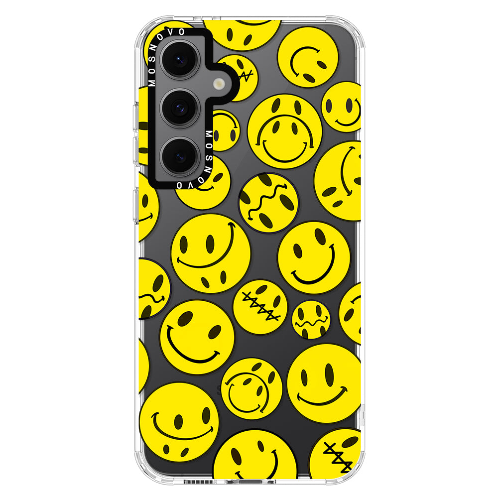 Smiley Face Phone Case - Samsung Galaxy S24 FE Case - MOSNOVO