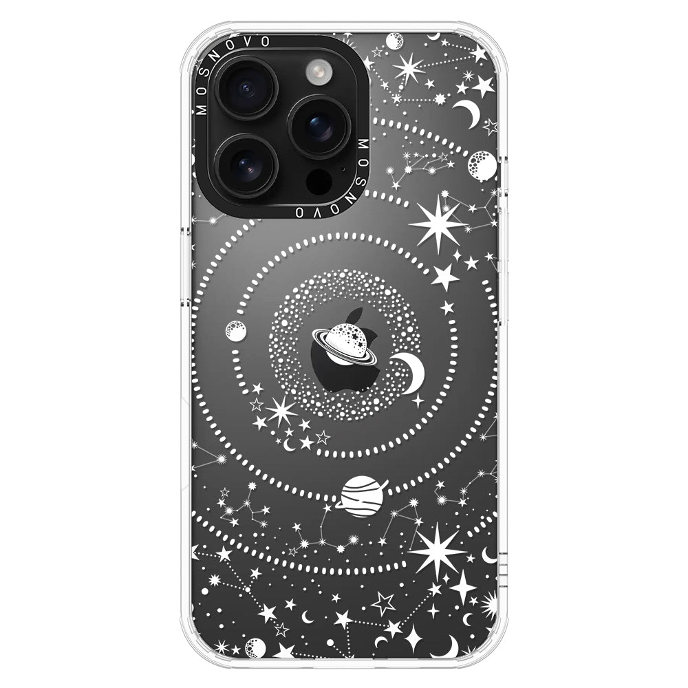 White Galaxy Phone Case - iPhone 16 Pro Max Case - MOSNOVO