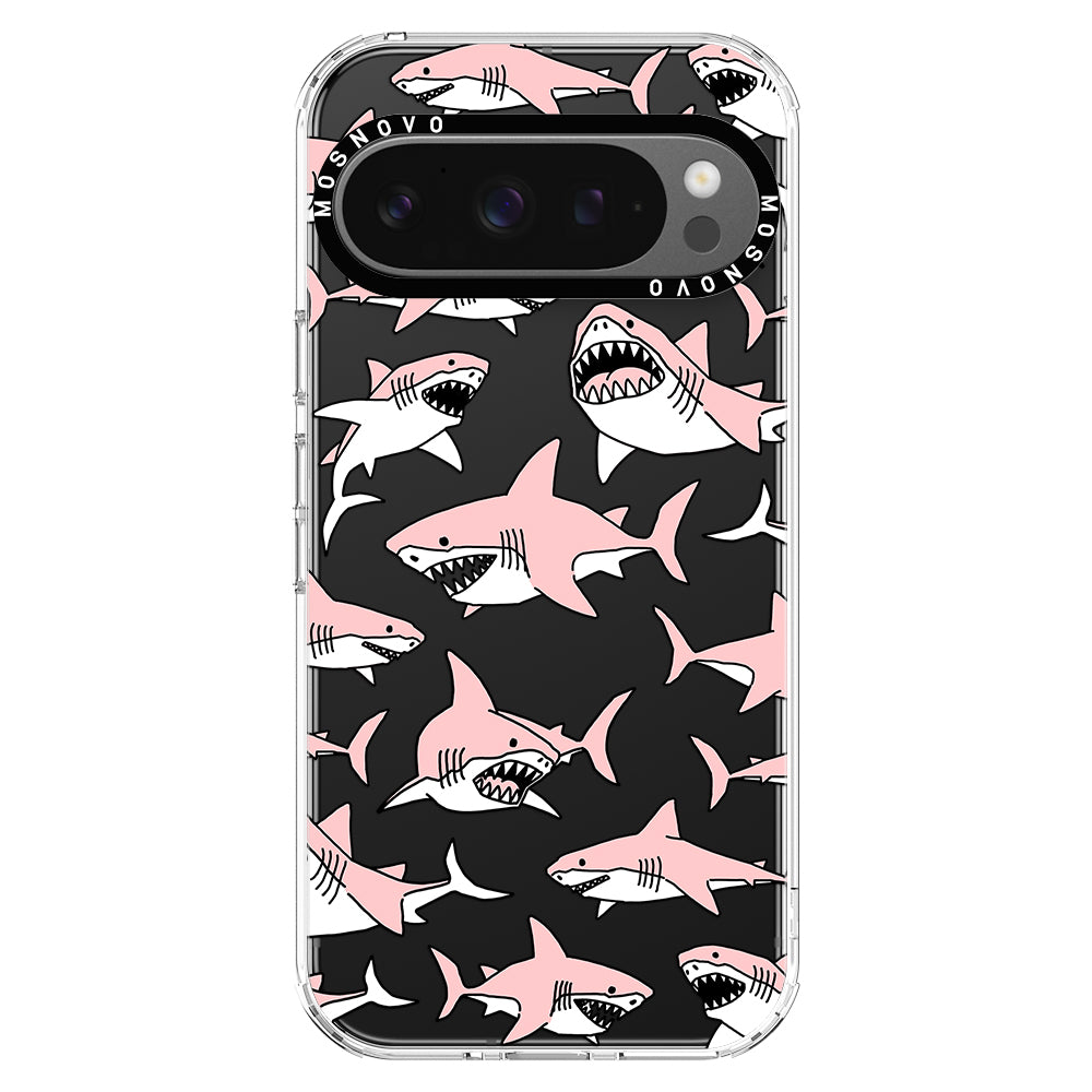 Pink Shark Phone Case - Google Pixel 9 Pro XL Case