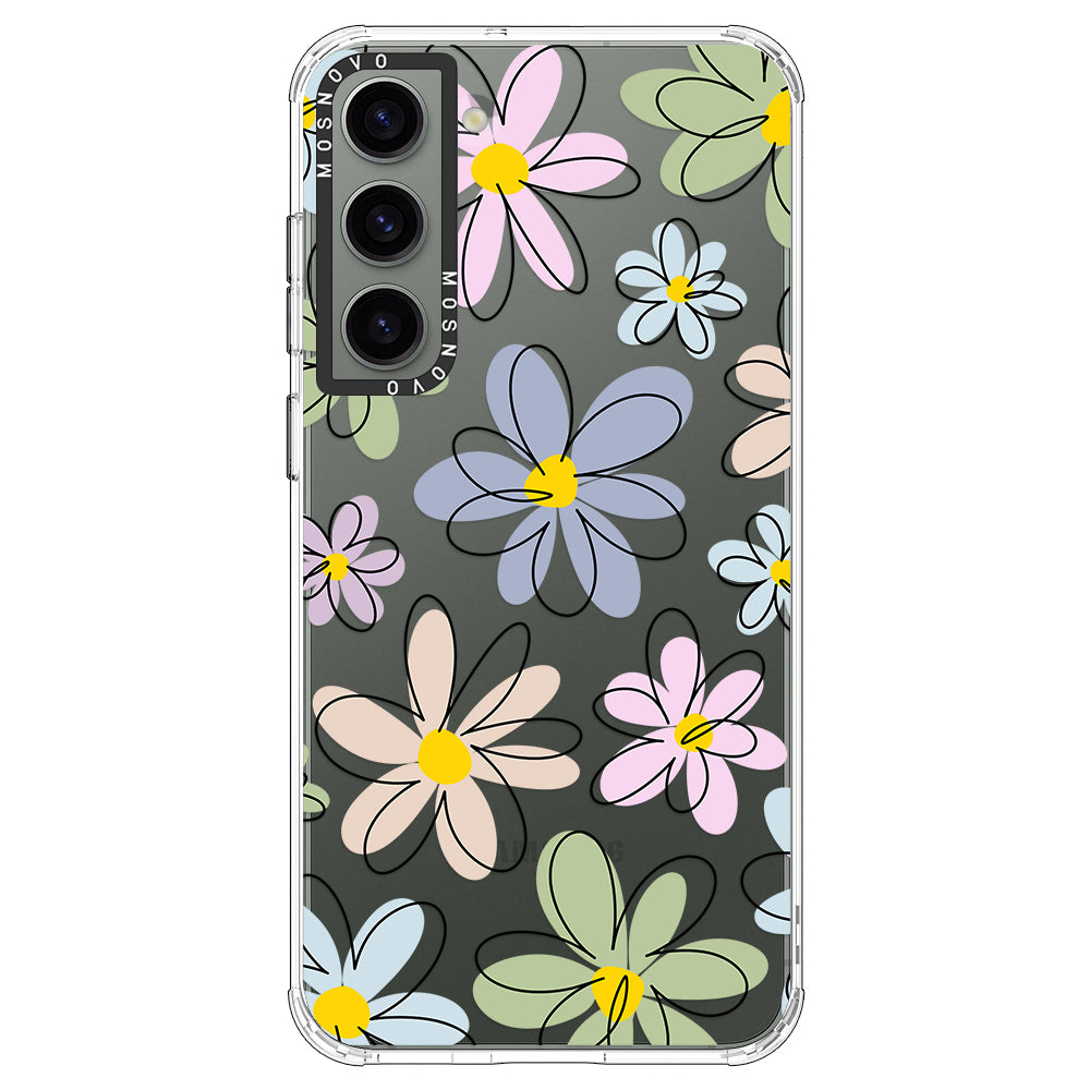 Linear Blooms Phone Case - Samsung Galaxy S23 Plus Case