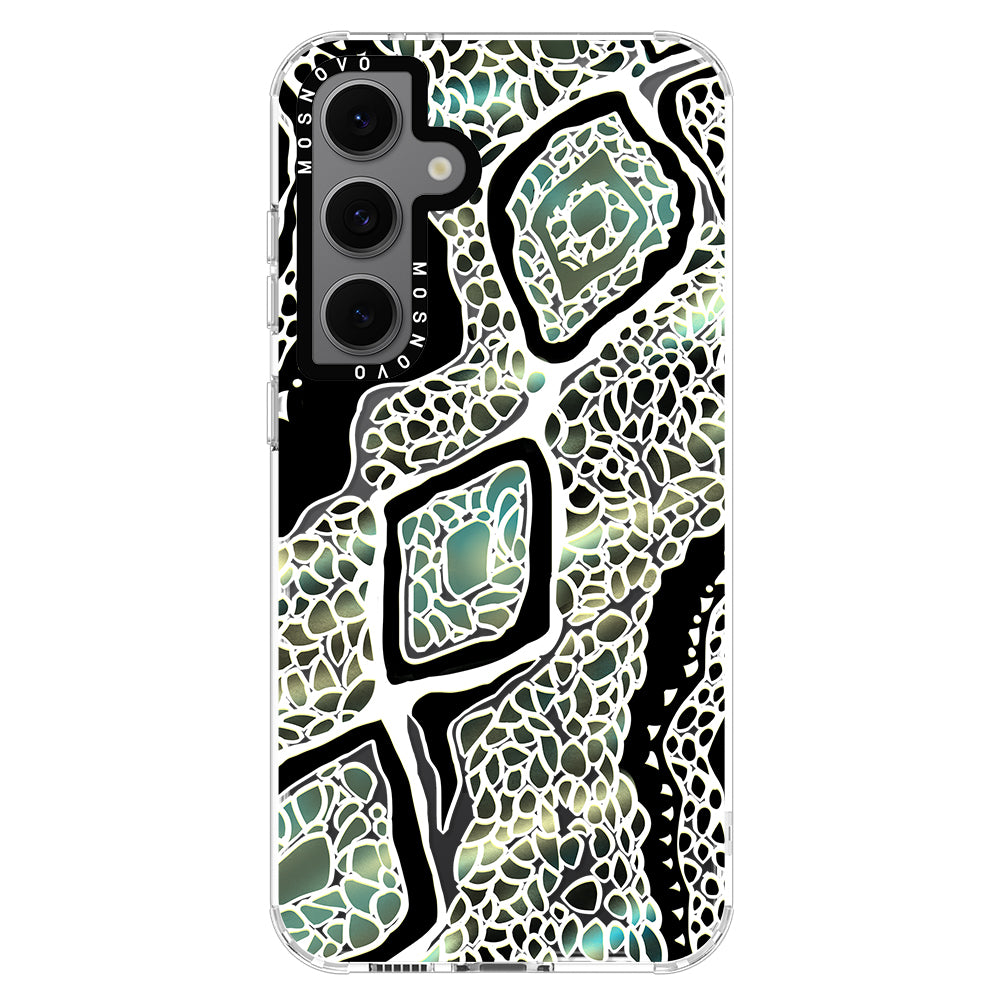 Jade Snake Phone Case - Samsung Galaxy S24 FE Case - MOSNOVO