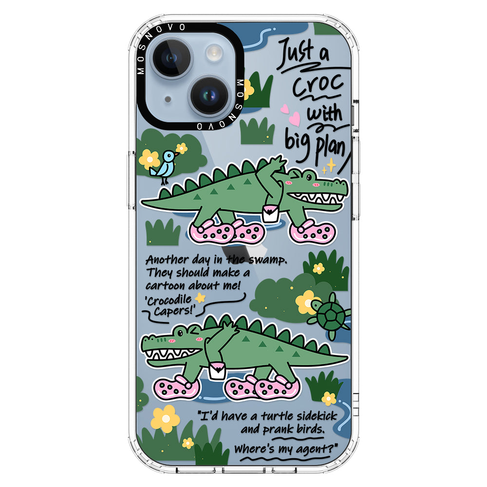 Croc with Big Plan Phone Case - iPhone 14 Case