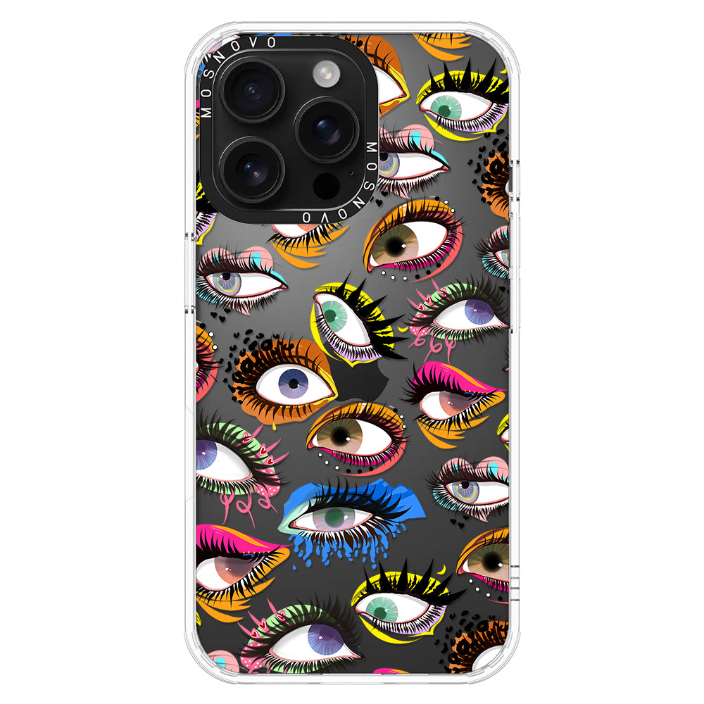 Eyes Phone Case - iPhone 16 Pro Max Case - MOSNOVO