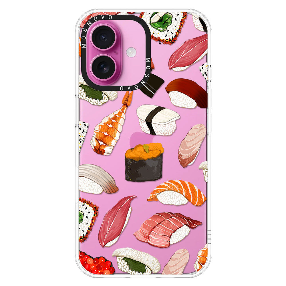 Mixed Sushi Phone Case - iPhone 16 Plus Case - MOSNOVO