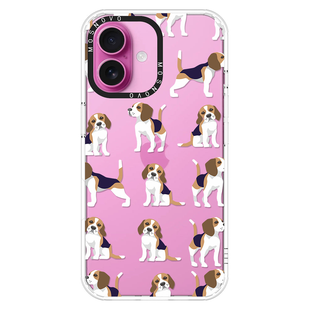 Cute Beagles Phone Case - iPhone 16 Case - MOSNOVO