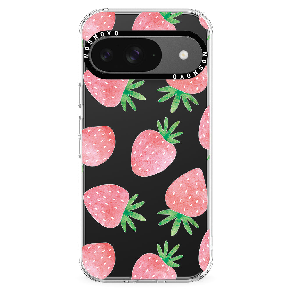 Pastel Strawberry Phone Case - Google Pixel 9 Case