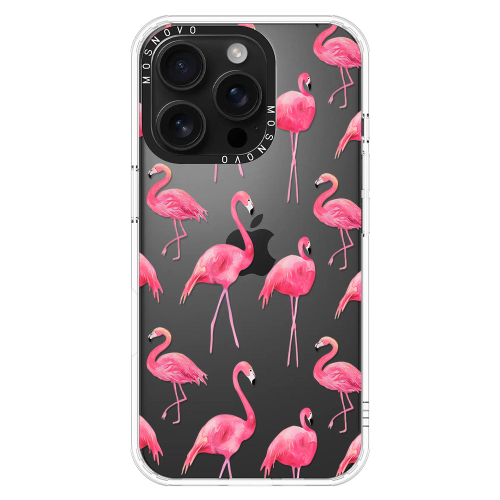 Flamingo Phone Case - iPhone 16 Pro Case - MOSNOVO