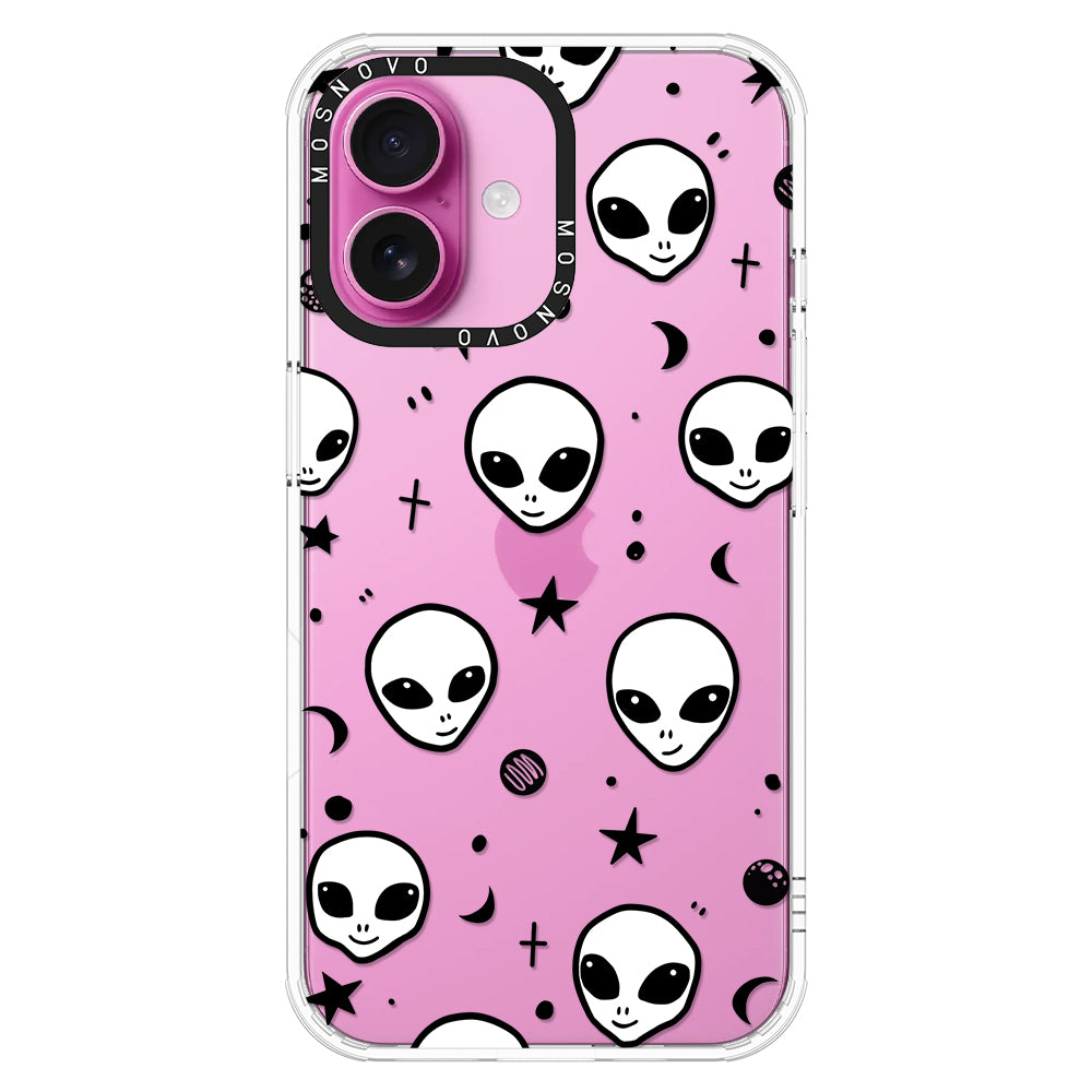 Cute Alien Phone Case - iPhone 16 Plus Case - MOSNOVO