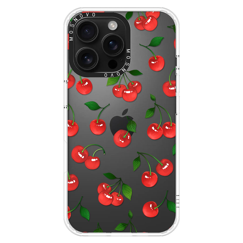 Poppy Cherry Phone Case - iPhone 16 Pro Max Case - MOSNOVO