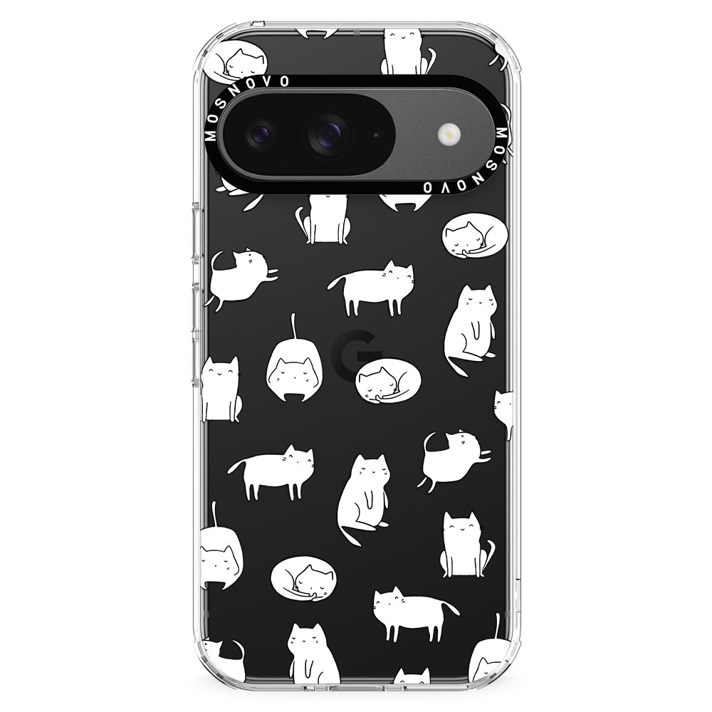 Kawaii Cat Phone Case - Google Pixel 9 Case