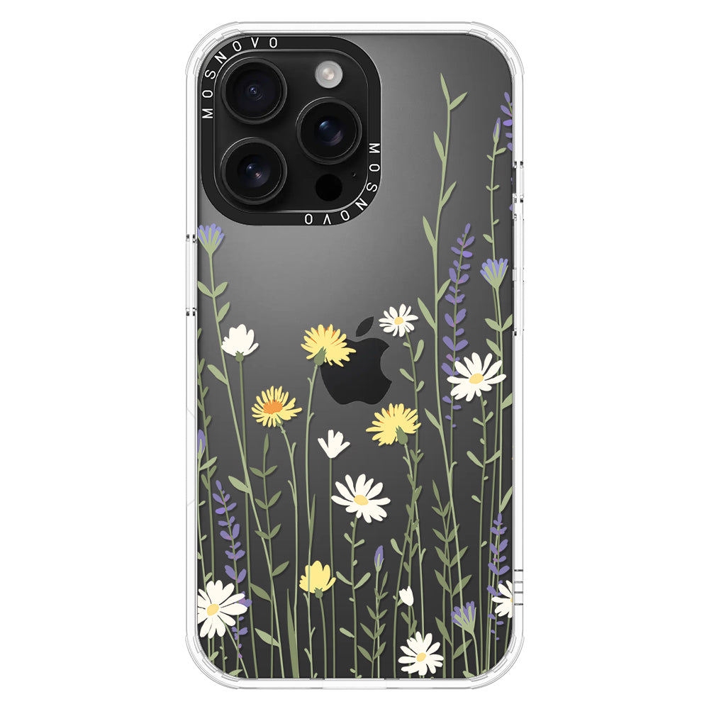 Wild Meadow Floral Phone Case - iPhone 16 Pro Max Case - MOSNOVO