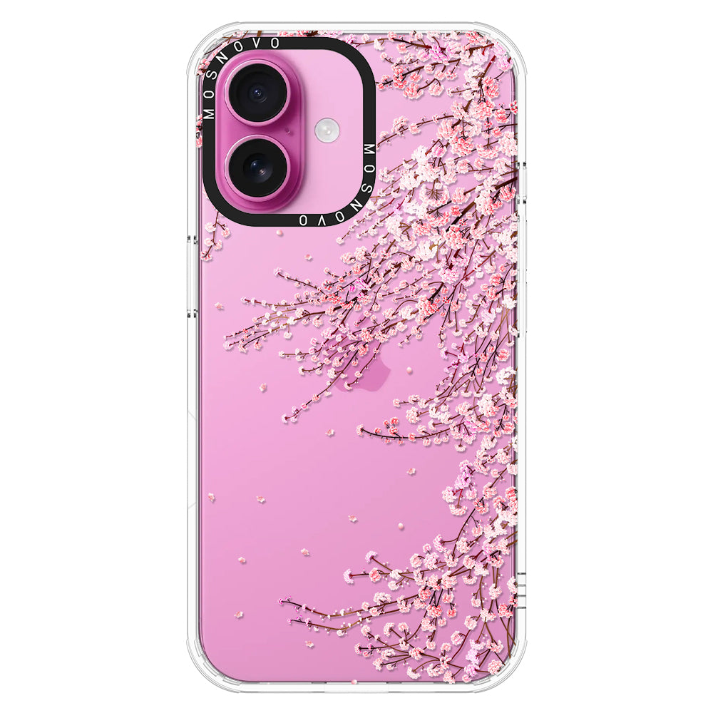 Cherry Blossom Phone Case - iPhone 16 Plus Case - MOSNOVO