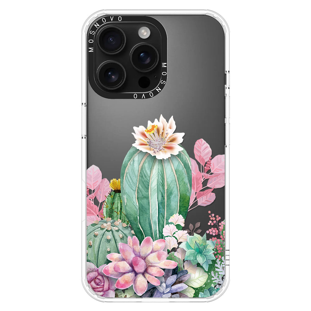 Cactaceae Phone Case - iPhone 16 Pro Max Case - MOSNOVO