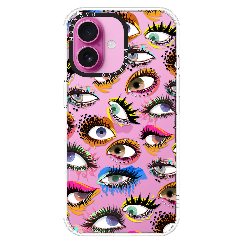 Eyes Phone Case - iPhone 16 Plus Case - MOSNOVO