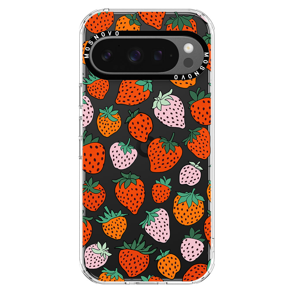 Cute Strawberry Phone Case - Google Pixel 9 Pro XL Case