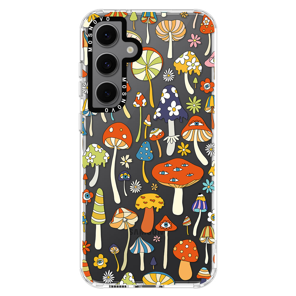 Mushroom Art Phone Case - Samsung Galaxy S24 FE Case - MOSNOVO