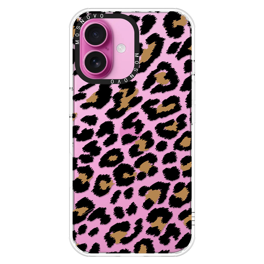 Leopard Print Phone Case - iPhone 16 Case - MOSNOVO