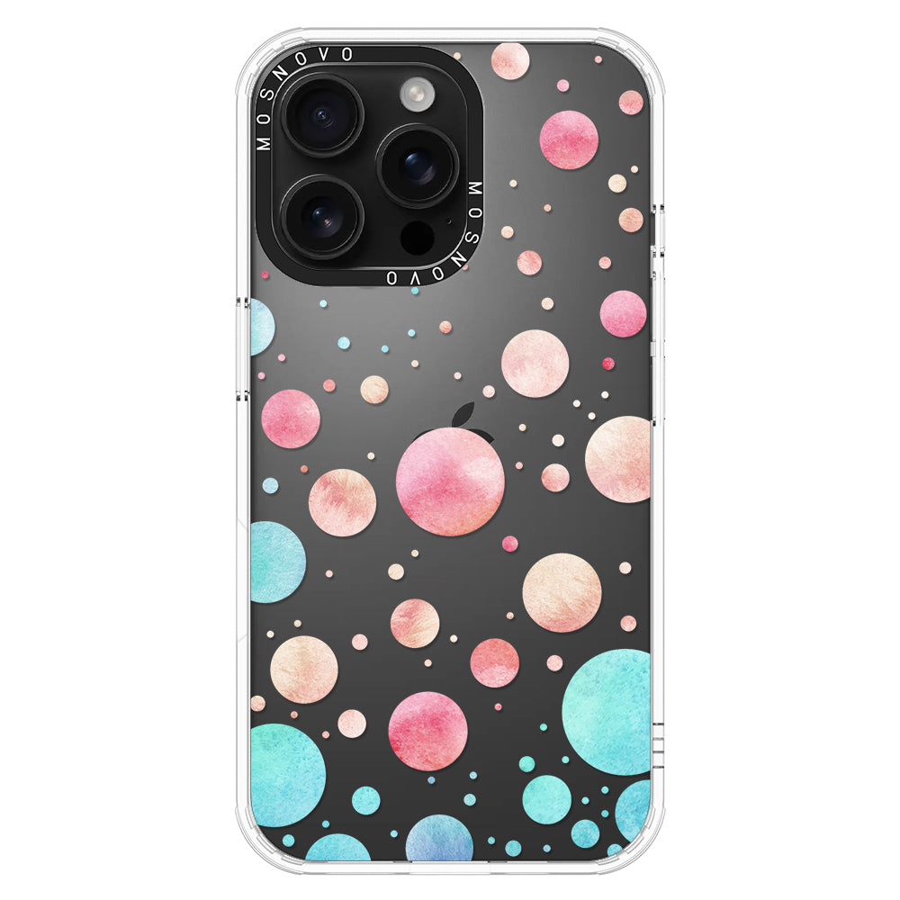 Colorful Bubbles Phone Case - iPhone 16 Pro Max Case - MOSNOVO