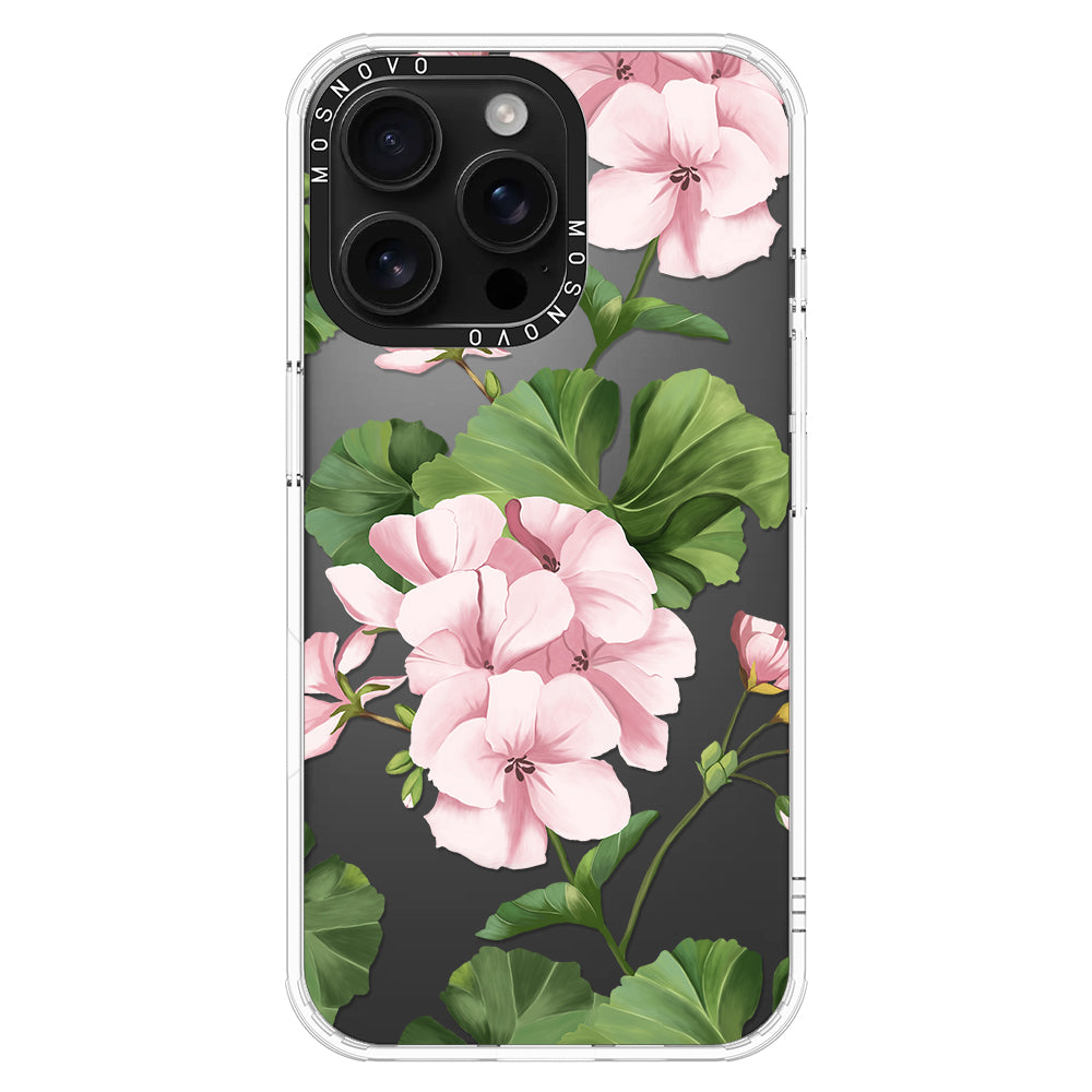 Geranium Phone Case - iPhone 16 Pro Max Case - MOSNOVO