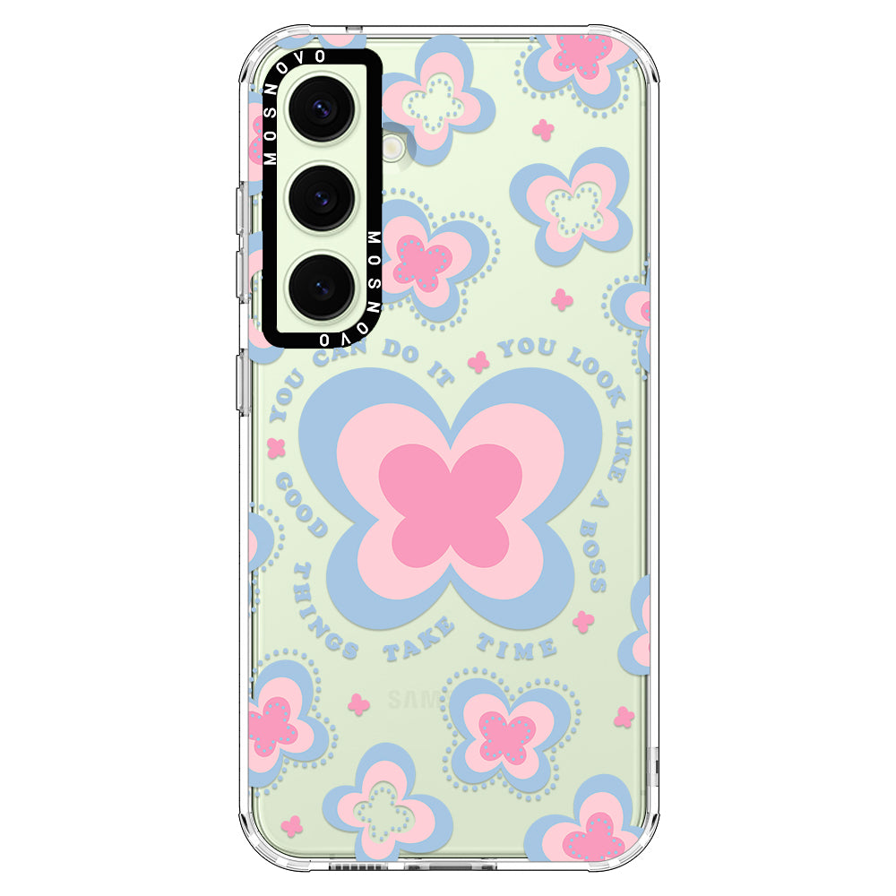 Blooming Butterflies Phone Case - Samsung Galaxy S24 Plus Case