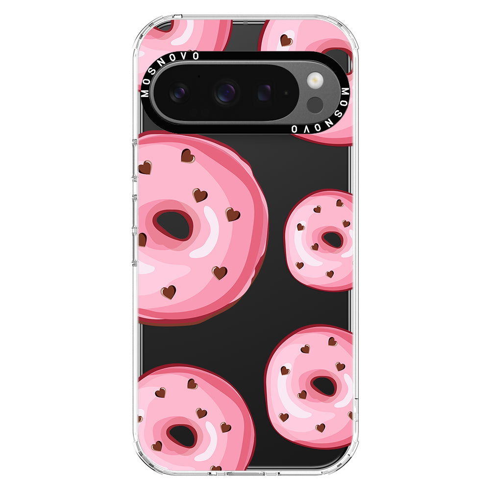 Pink Donuts Phone Case - Google Pixel 9 Pro Case