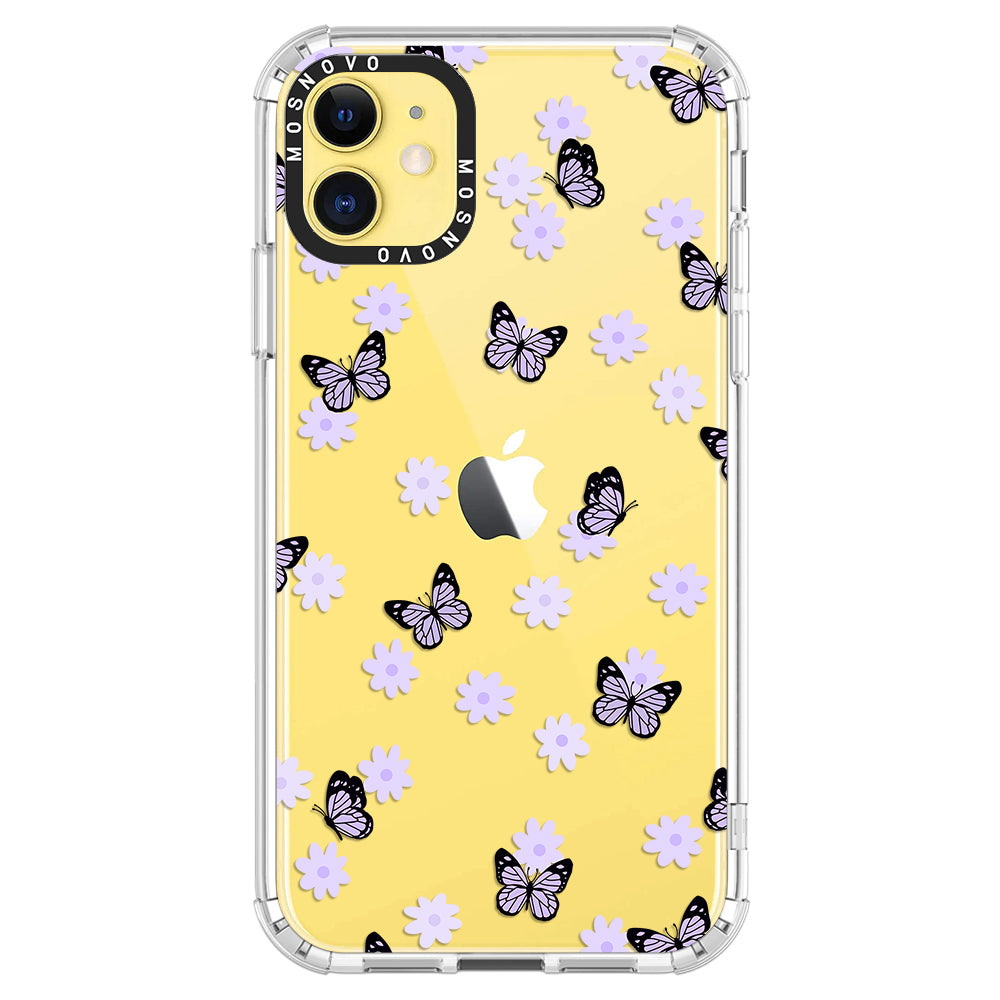 Lilac Butterfly Phone Case - iPhone 11 Case