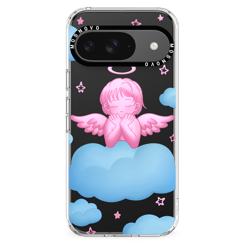 Pink Serenity Angel Phone Case - Google Pixel 9 Case