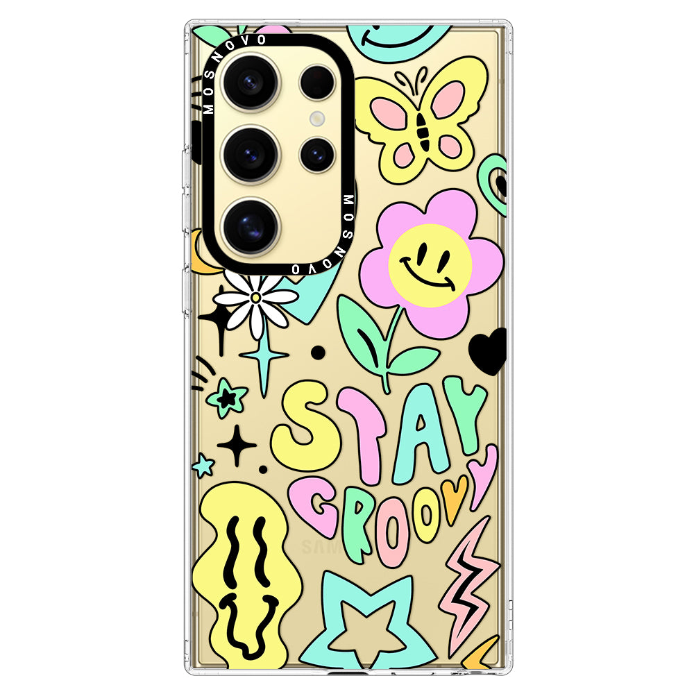 Stay Groovy Phone Case - Samsung Galaxy S24 Ultra Case