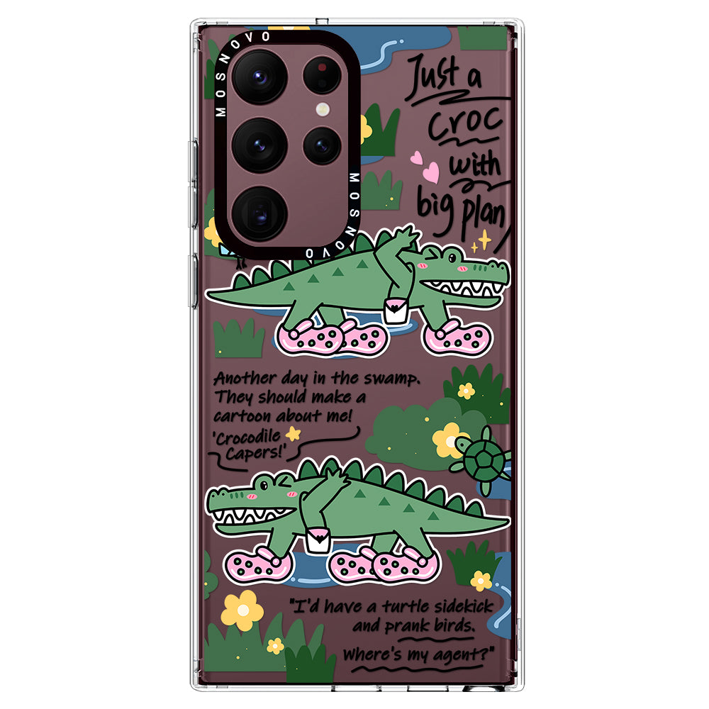 Croc with Big Plan Phone Case - Samsung Galaxy S22 Ultra Case