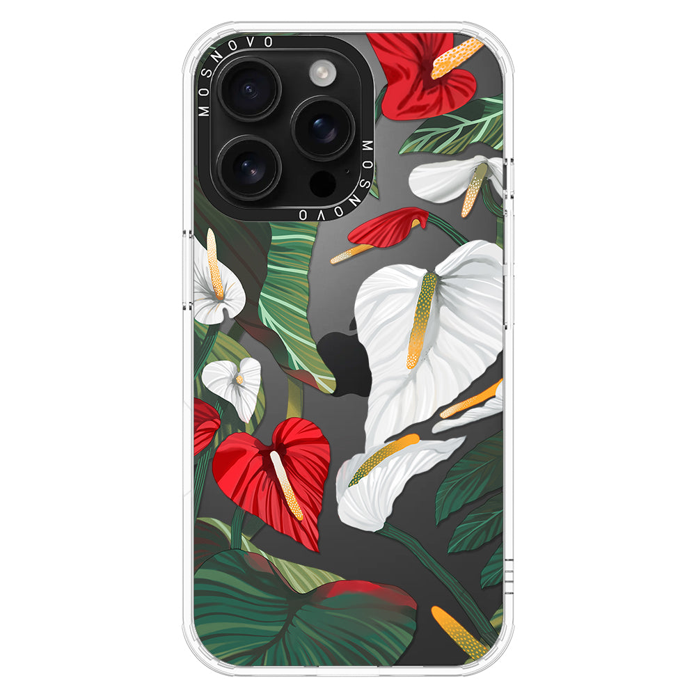 Anthurium Phone Case - iPhone 16 Pro Max Case - MOSNOVO