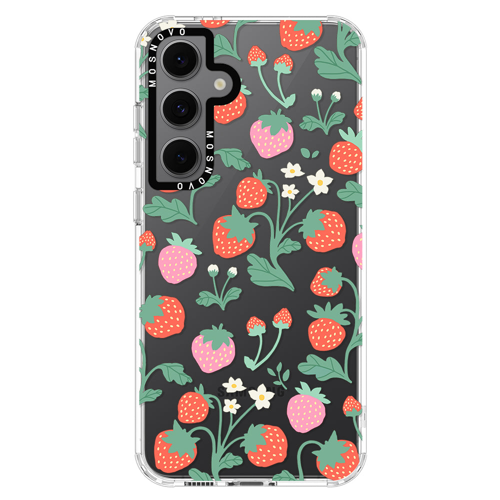 Cute Strawberry Phone Case - Samsung Galaxy S24 FE Case - MOSNOVO