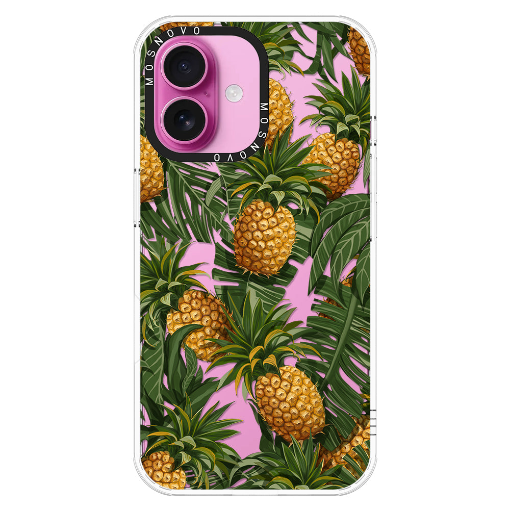 Pineapple Botany Phone Case - iPhone 16 Plus Case - MOSNOVO