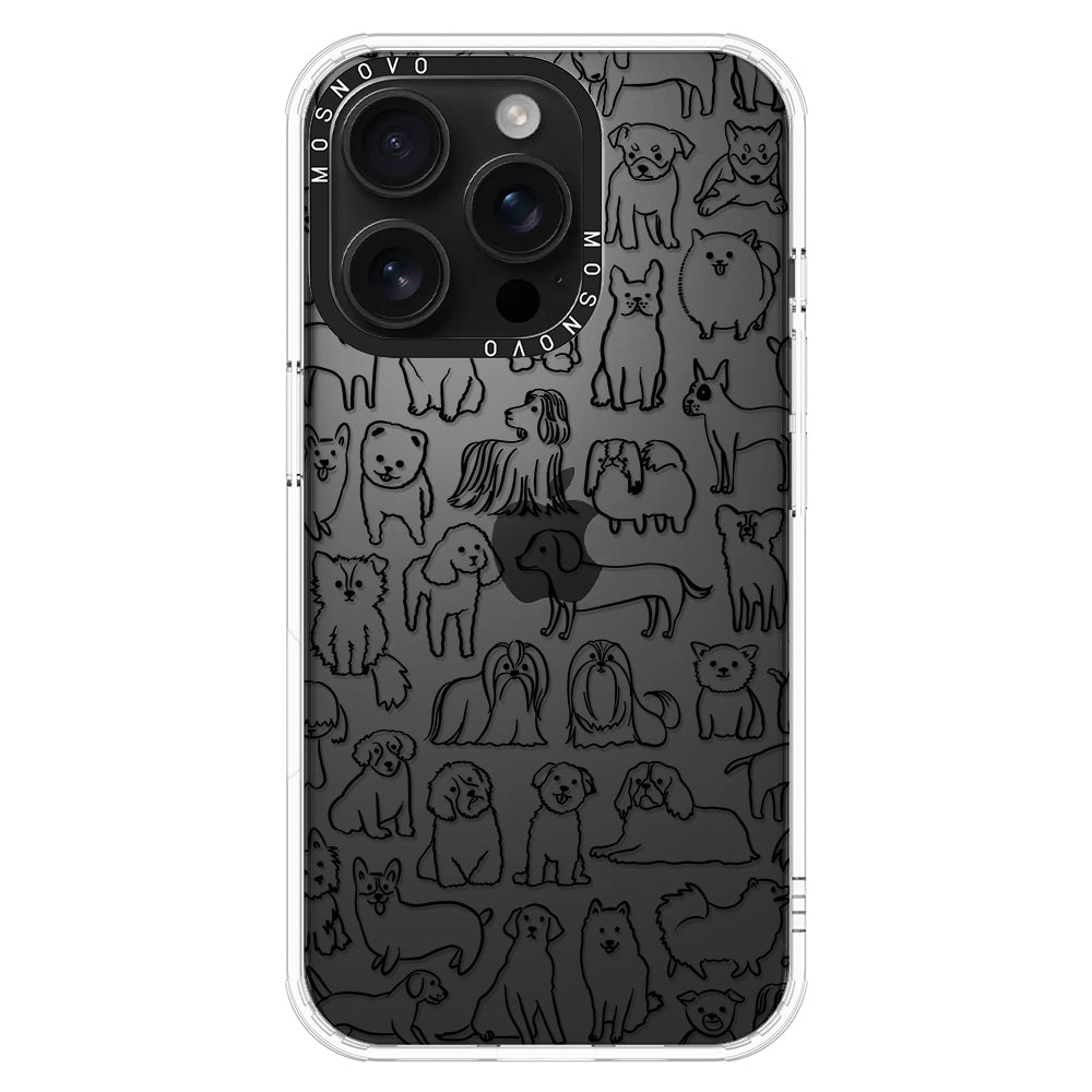 Dogs Phone Case - iPhone 16 Pro Case - MOSNOVO