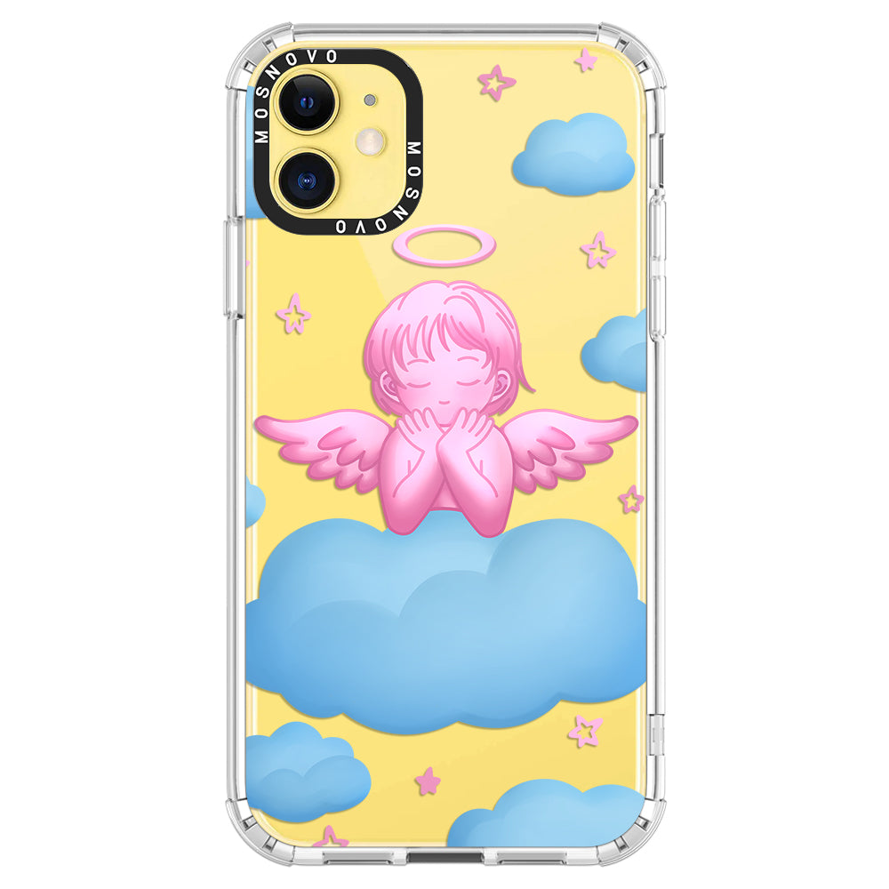 Pink Serenity Angel Phone Case - iPhone 11 Case