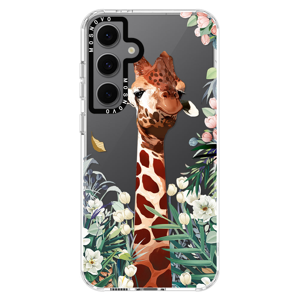 Giraffe In The Garden Phone Case - Samsung Galaxy S24 FE Case - MOSNOVO