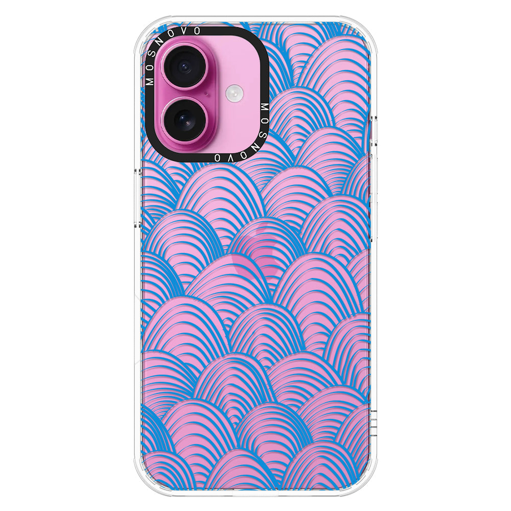 Wavy Wave Phone Case - iPhone 16 Case - MOSNOVO