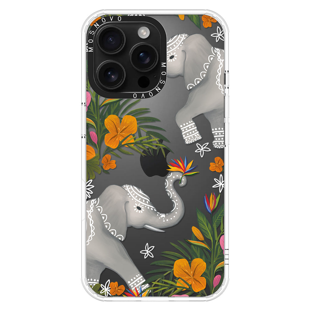 Elephant Phone Case - iPhone 16 Pro Max Case - MOSNOVO