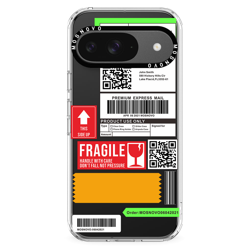 MOSNOVO Mail Label Phone Case - Google Pixel 9 Case