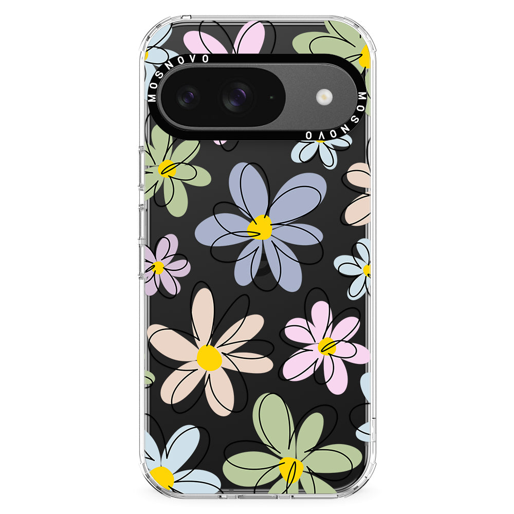 Linear Blooms Phone Case - Google Pixel 9 Case