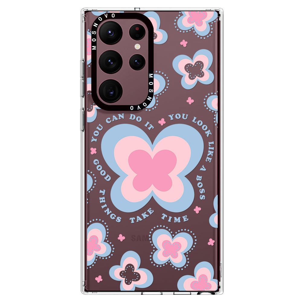 Blooming Butterflies Phone Case - Samsung Galaxy S22 Ultra Case