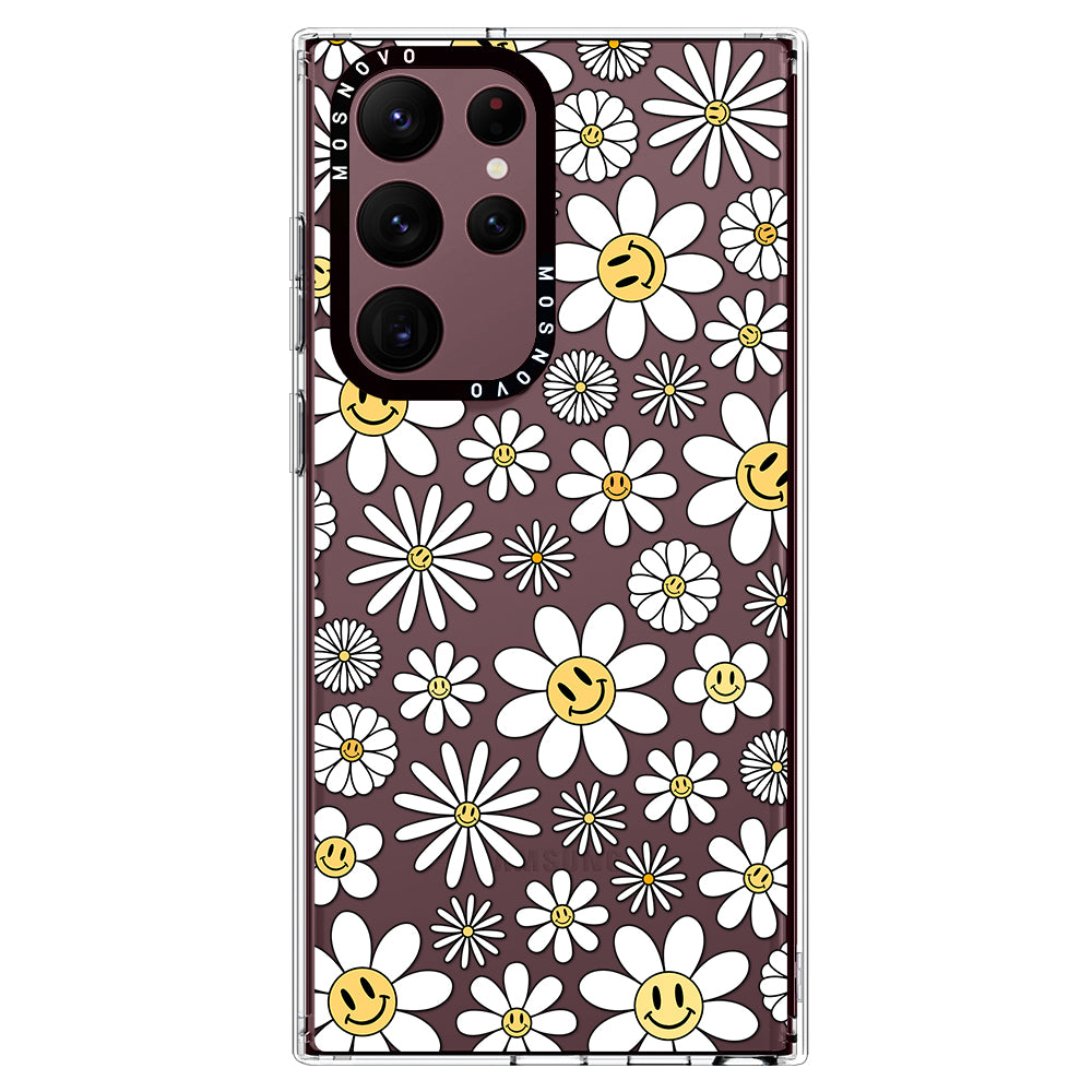 Happy Daisy Blooms Phone Case - Samsung Galaxy S22 Ultra Case