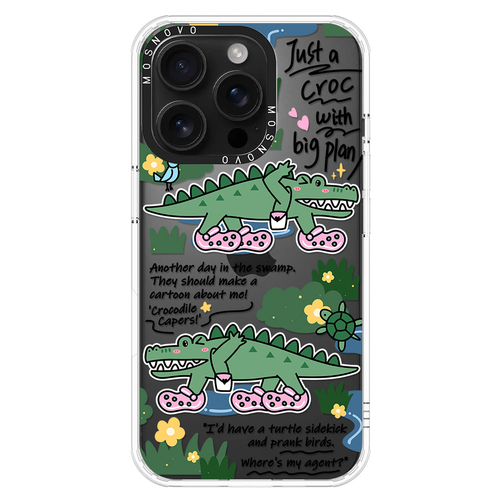 Croc with Big Plan Phone Case - iPhone 16 Pro Case