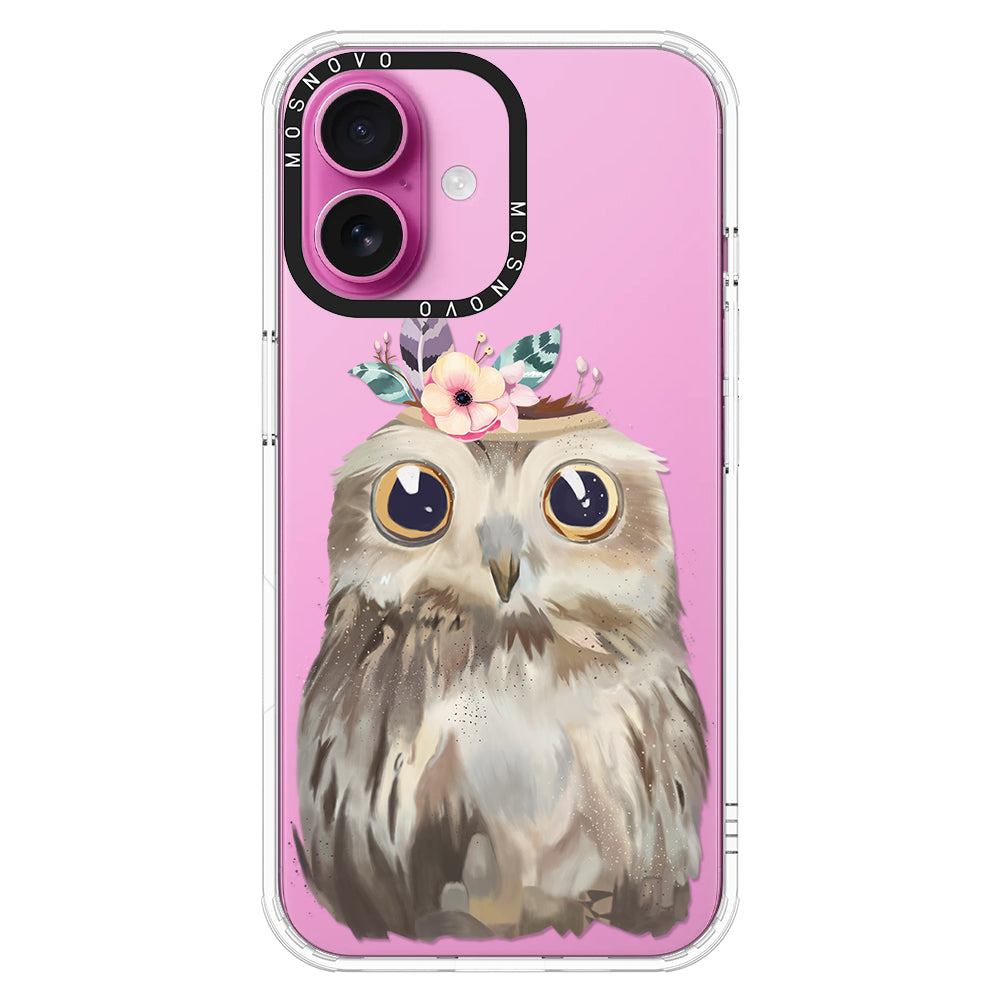 Cute Owl Phone Case - iPhone 16 Case - MOSNOVO