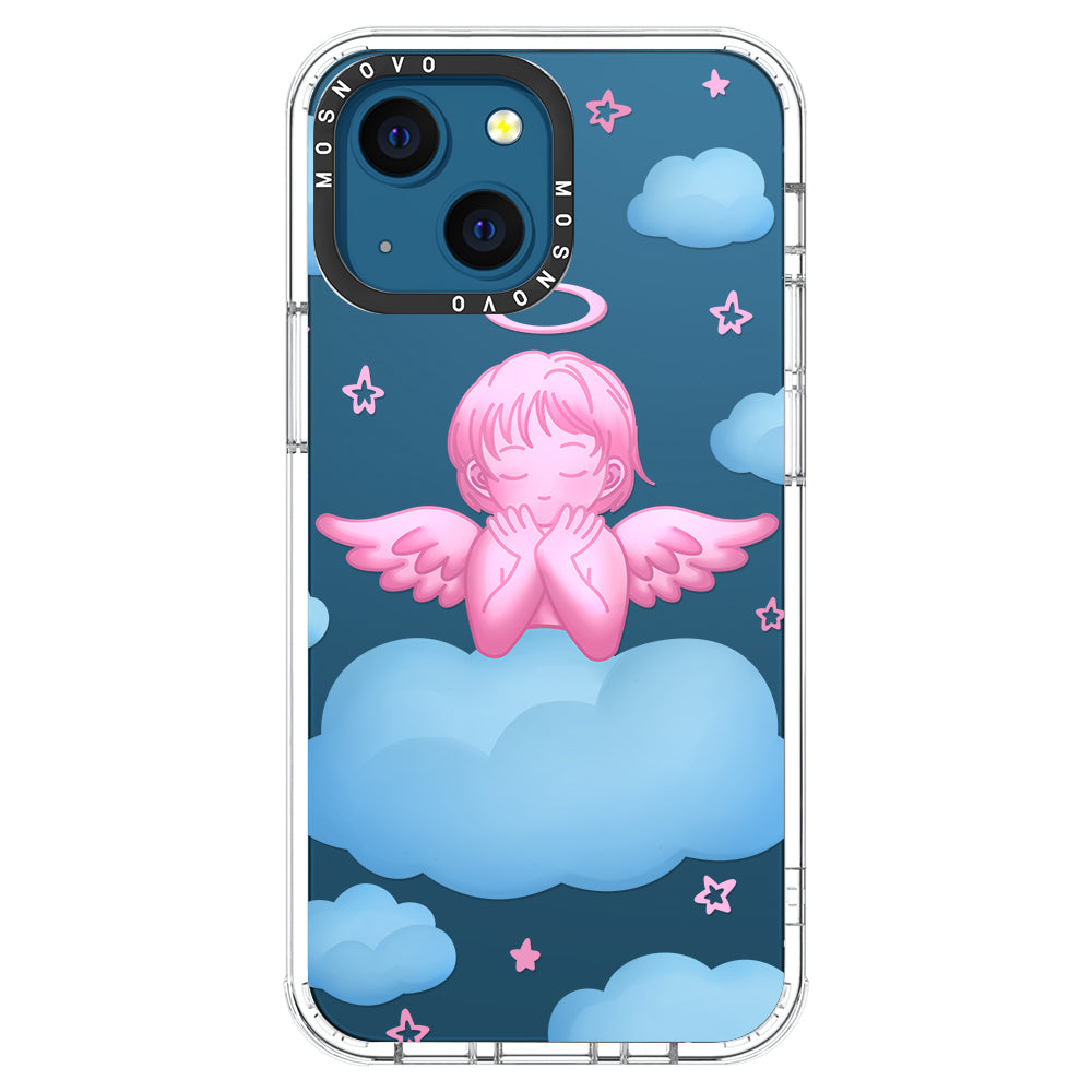 Pink Serenity Angel Phone Case - iPhone 13 Mini Case