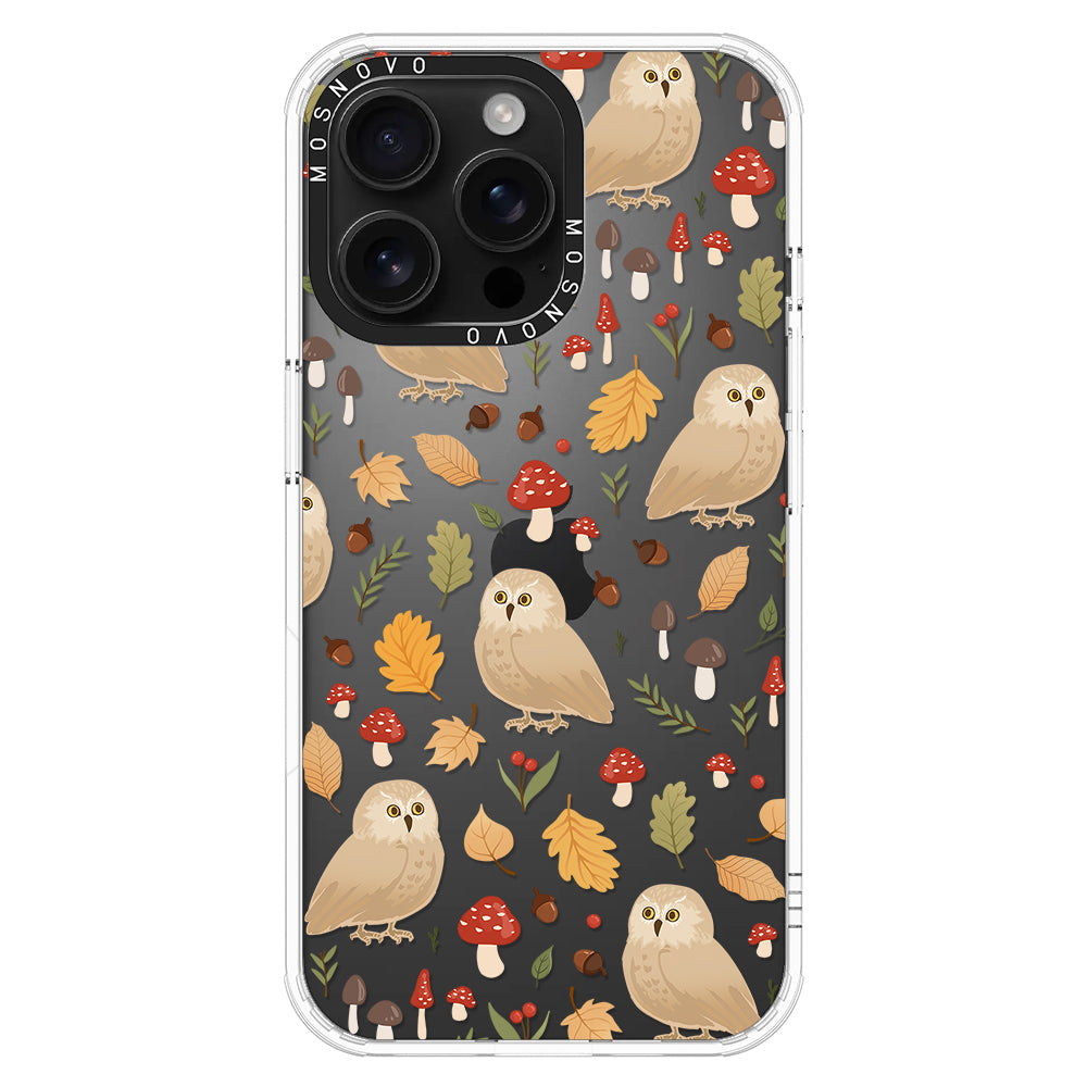 Autumn Owl Phone Case - iPhone 16 Pro Max Case - MOSNOVO