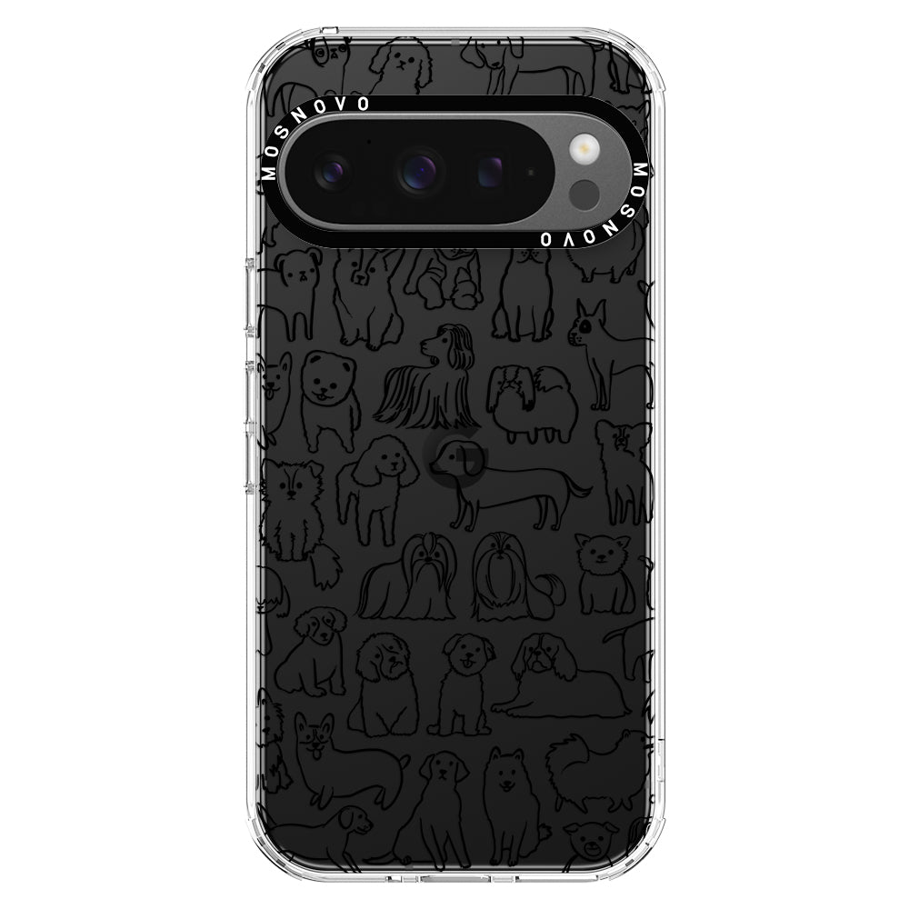 Doodle Dog Phone Case - Google Pixel 9 Pro Case