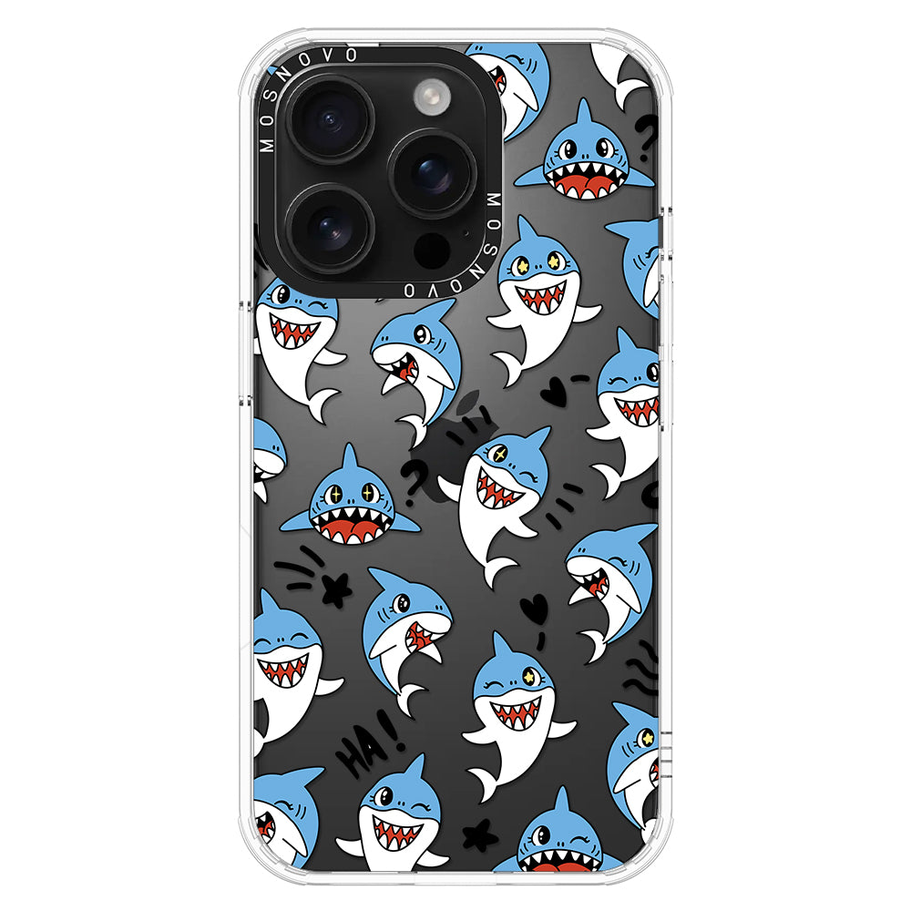 Cute Sharks Phone Case - iPhone 16 Pro Case